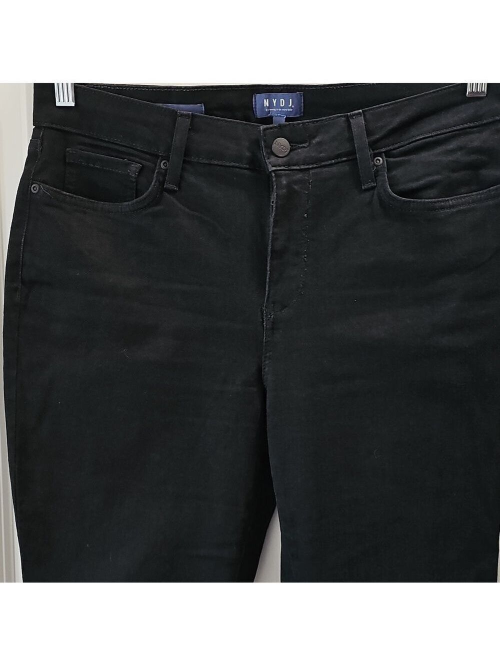 NYDJ Women's Classic Black Skinny Jeans - Picture 2 of 5